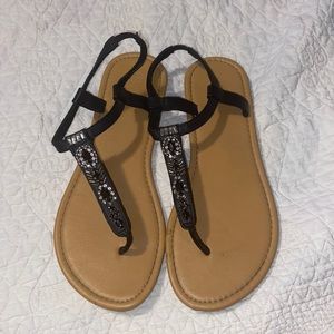 Black sandals